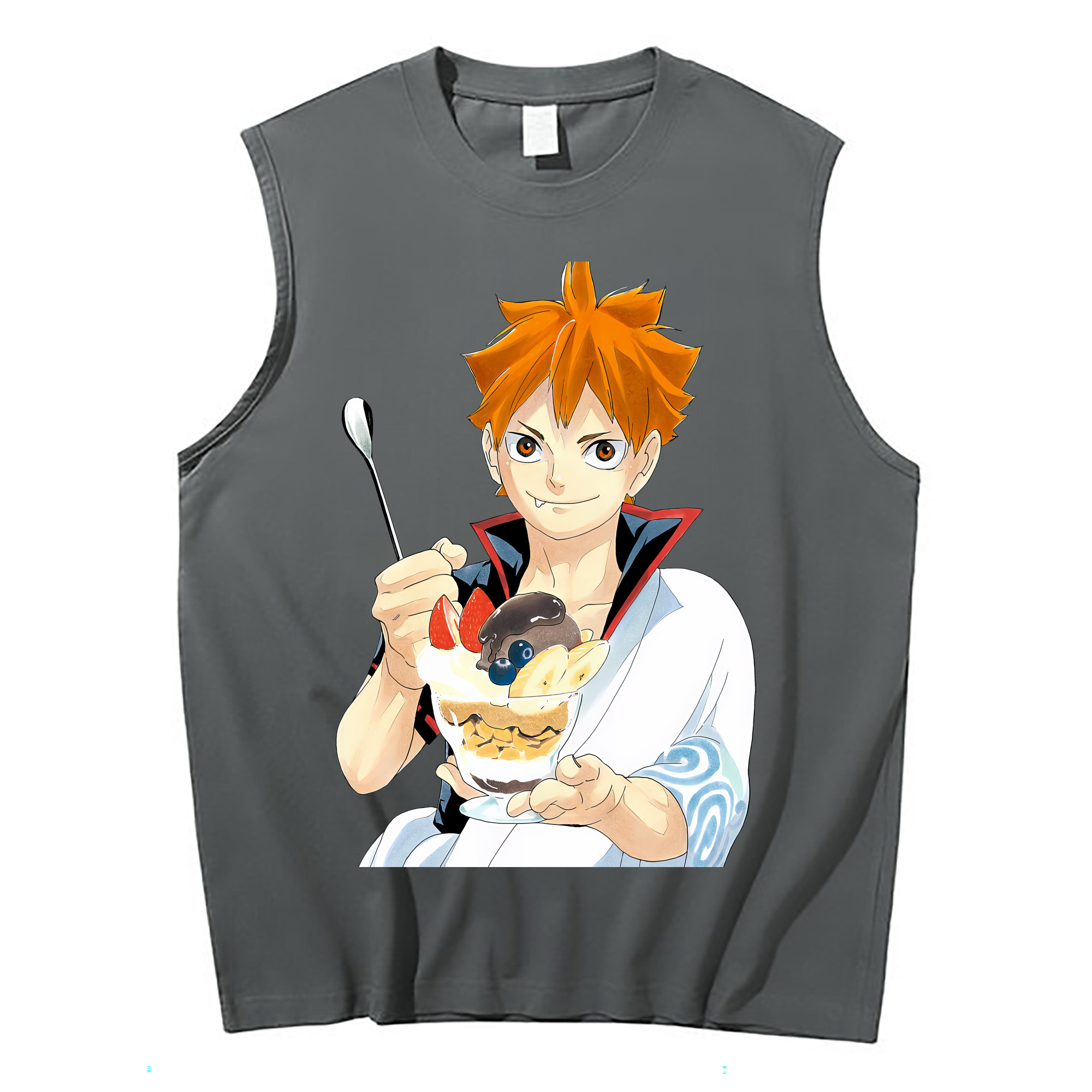 （画像用） ハイキュー!! Haikyu!! コットン100％タンクトップ（フロントプリント）